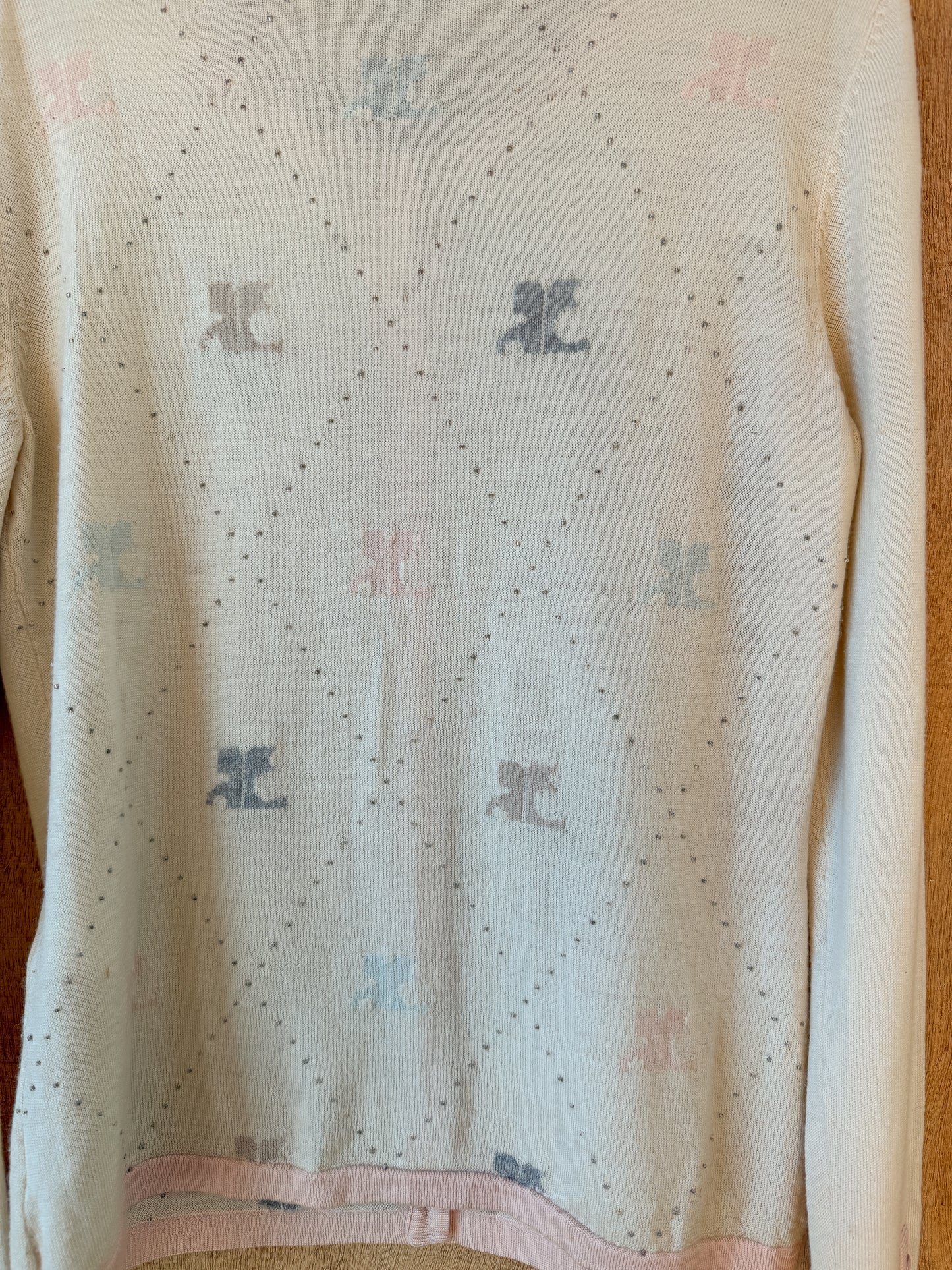 Courrèges Logo Cardigan
