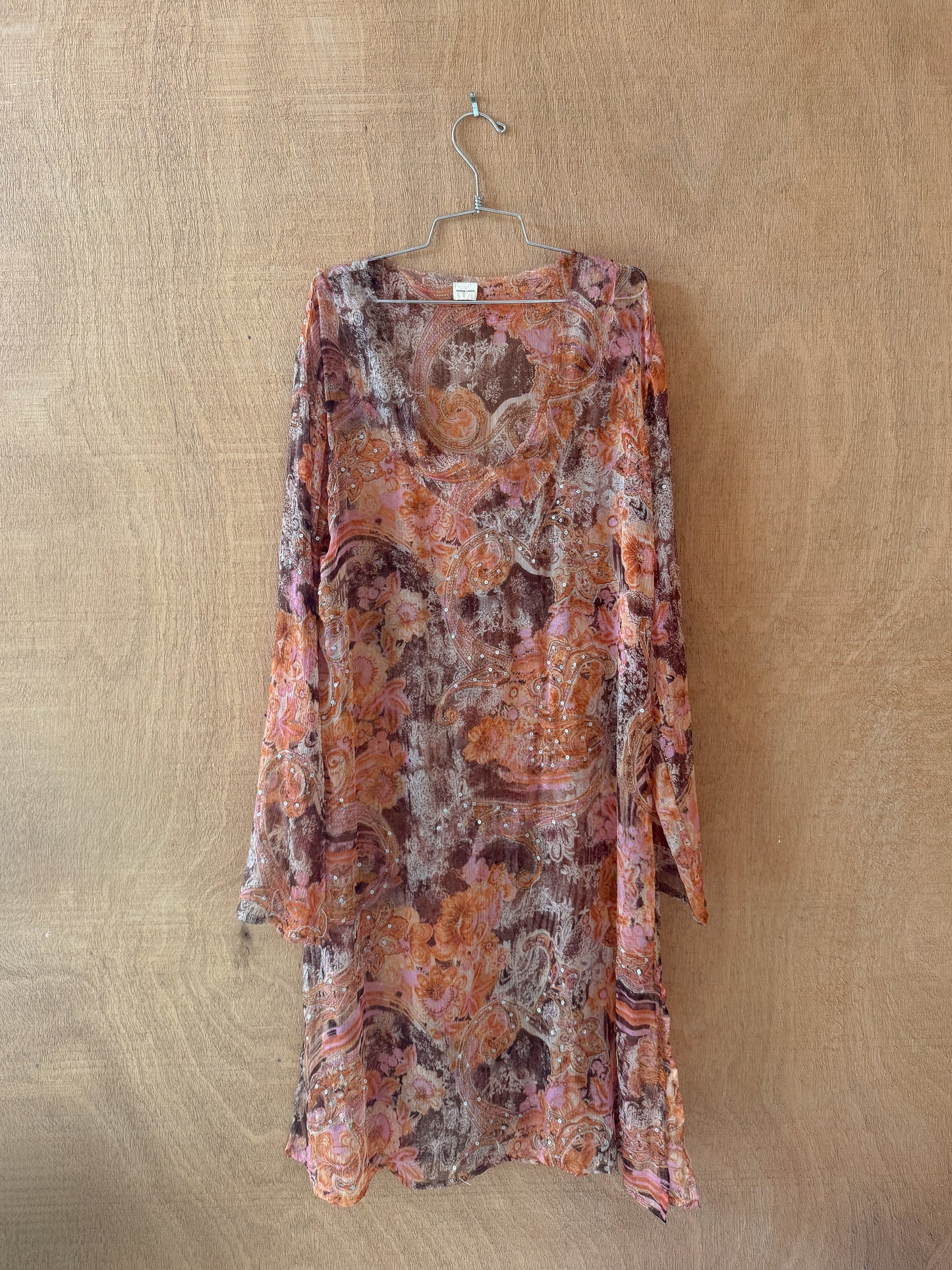 Paisley Sheer Dress