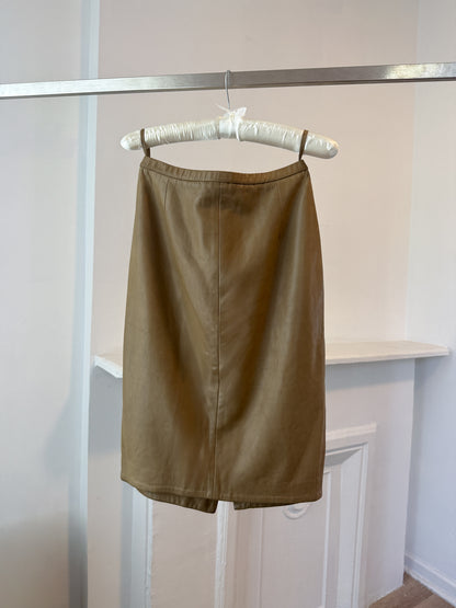 Donna Karan 1980s–90s Lambskin Pencil Skirt