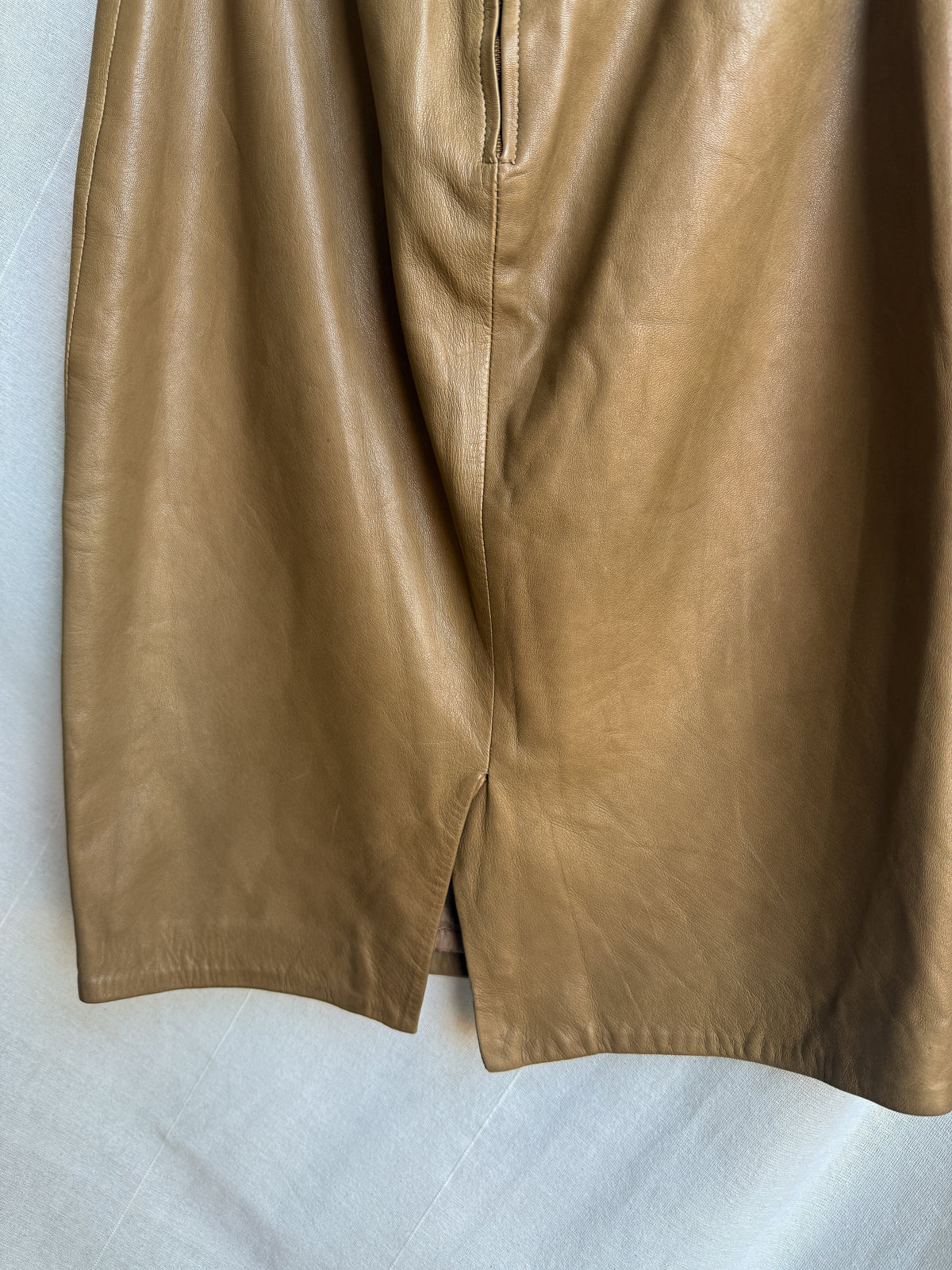 Donna Karan 1980s–90s Lambskin Pencil Skirt