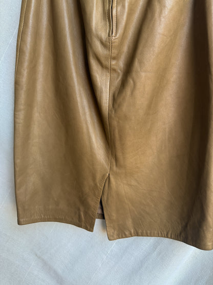Donna Karan 1980s–90s Lambskin Pencil Skirt