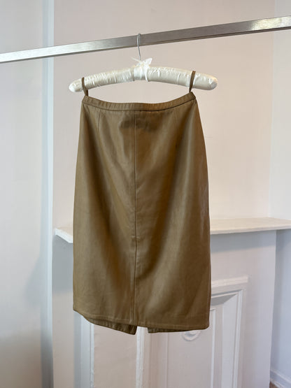 Donna Karan 1980s–90s Lambskin Pencil Skirt