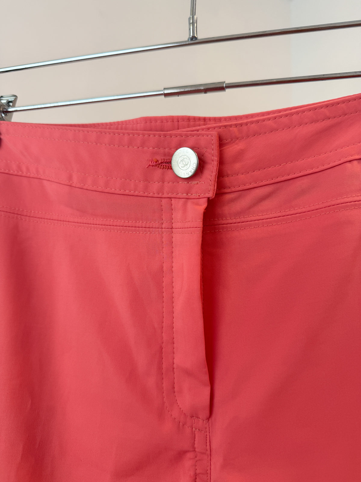 Chanel 2000s Coral Cropped Trousers