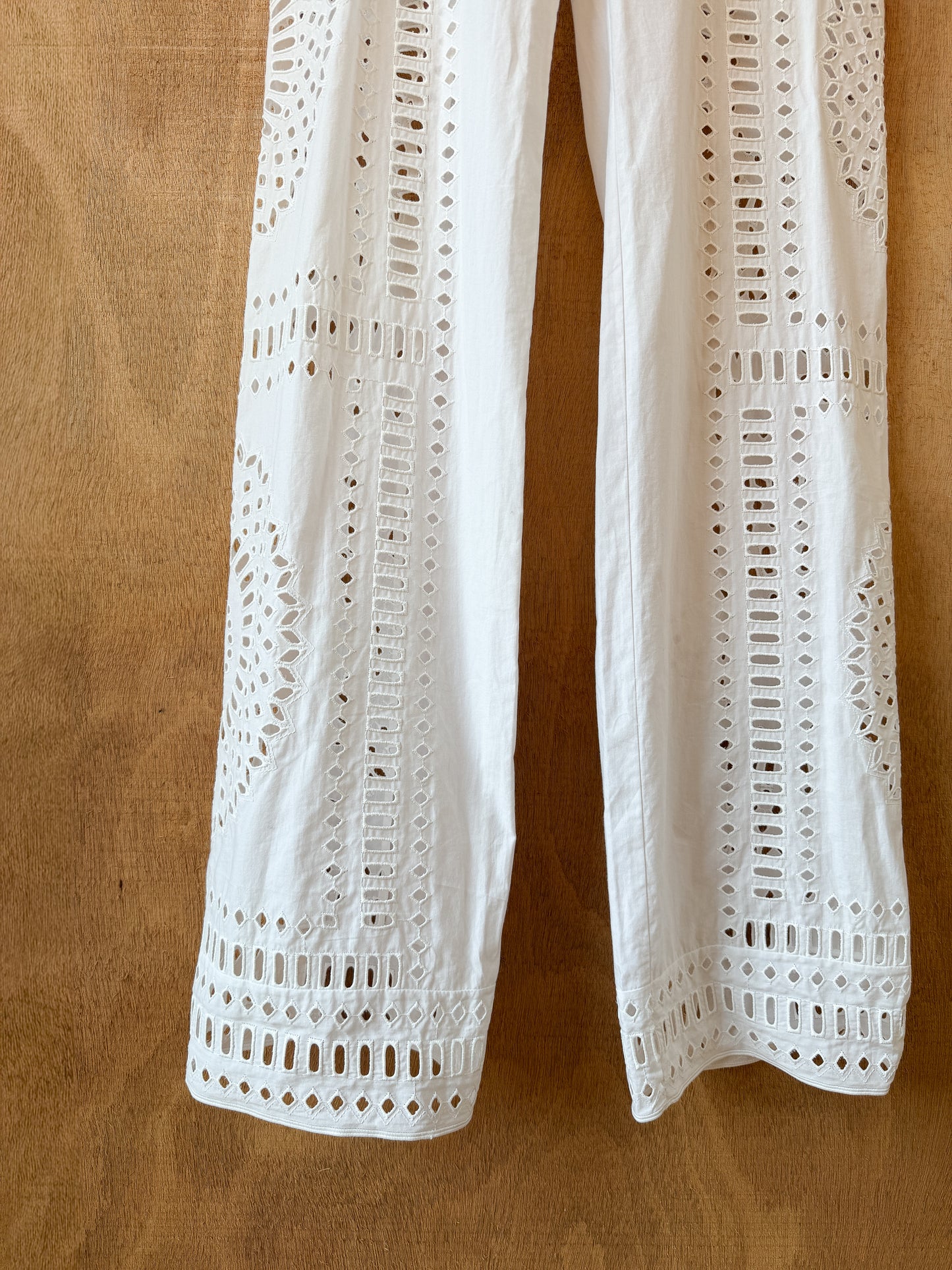 Alberta Ferretti Eyelet Trousers