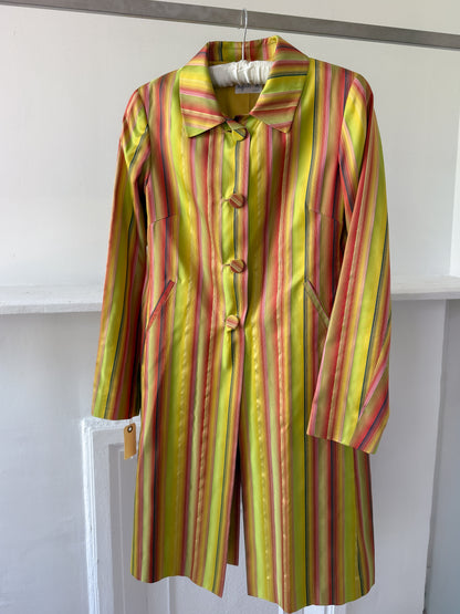 Agnès b. Paris Striped Coat