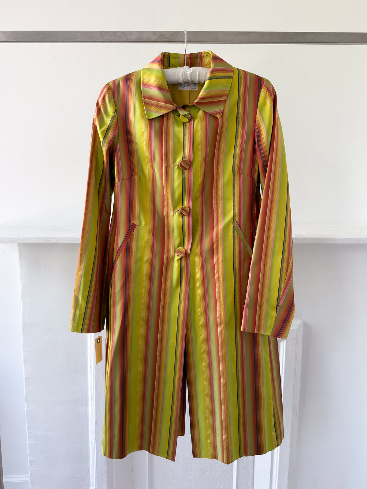 Agnès b. Paris Striped Coat