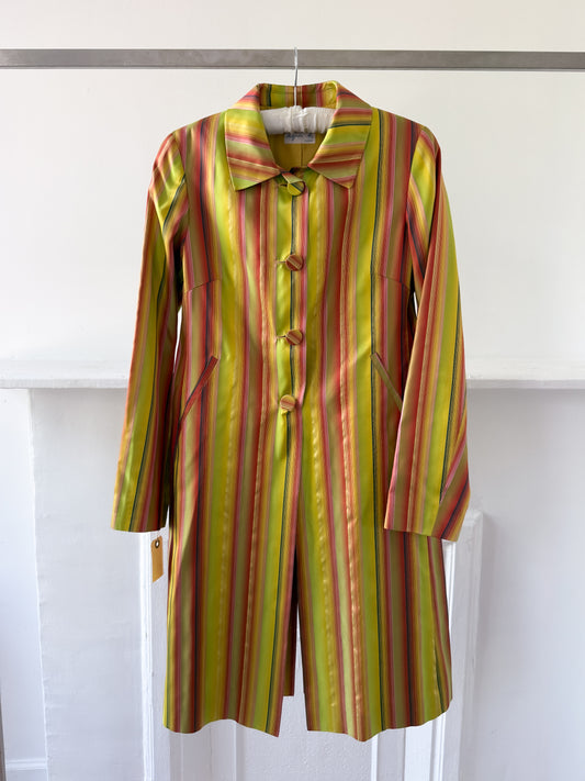 Agnès b. Paris Striped Coat