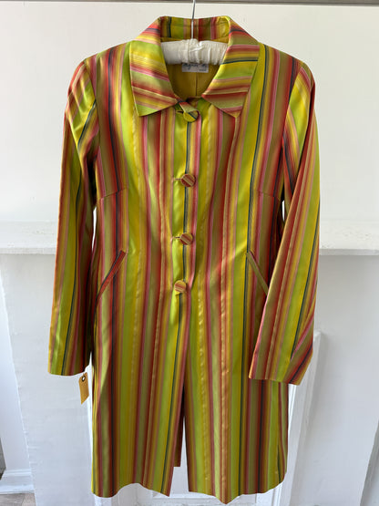 Agnès b. Paris Striped Coat
