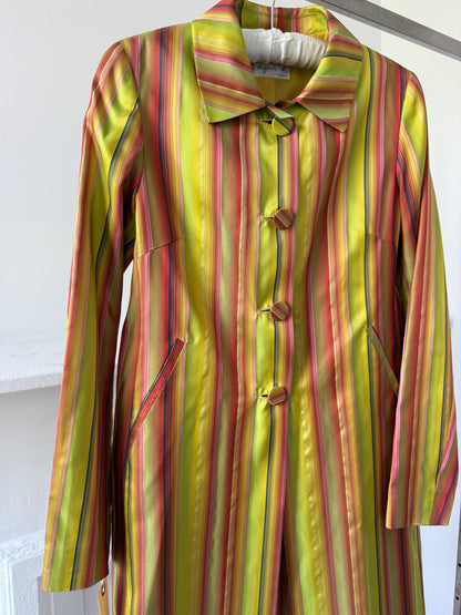 Agnès b. Paris Striped Coat