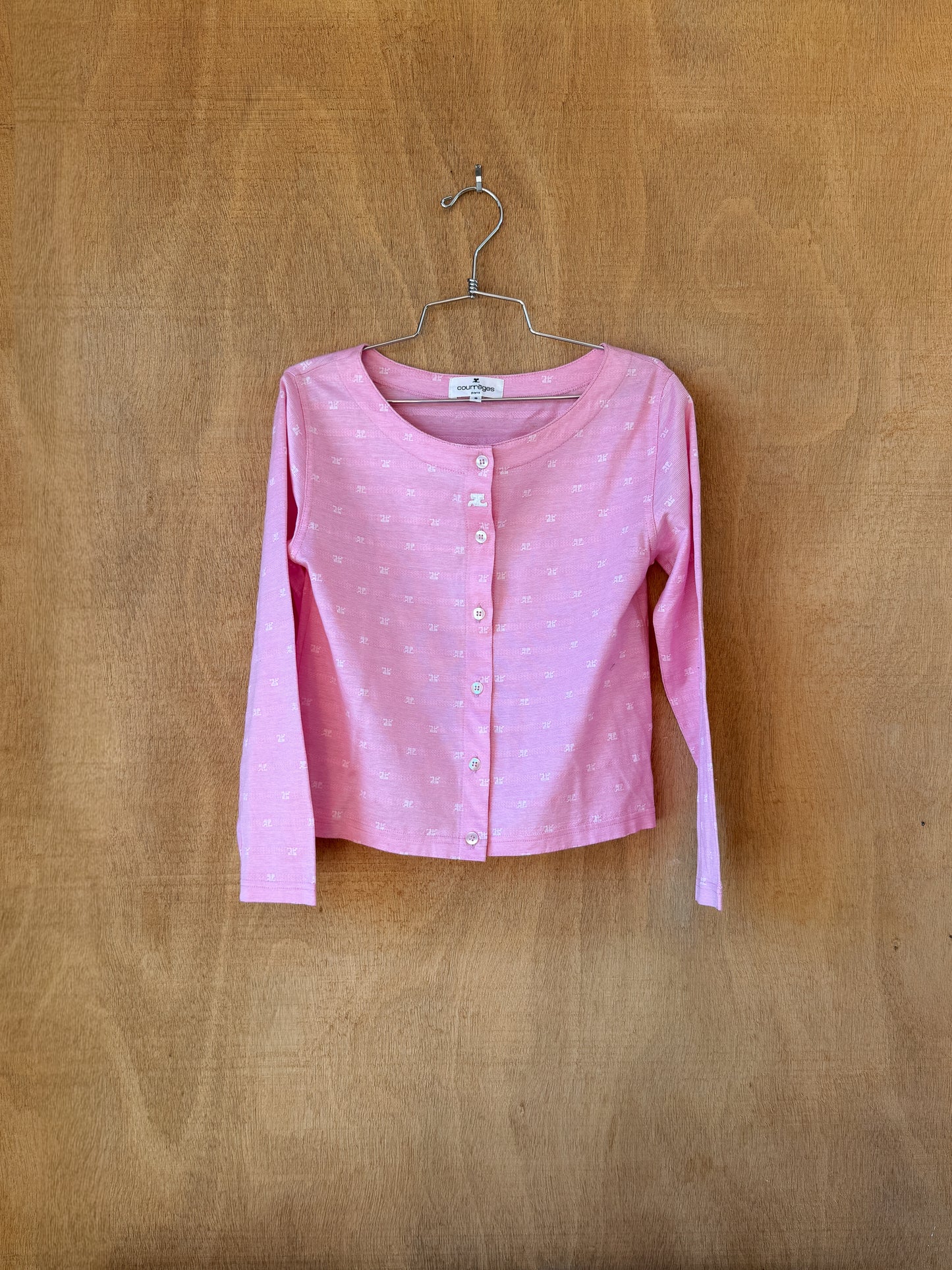 Courrèges Bubblegum Logo Shirt