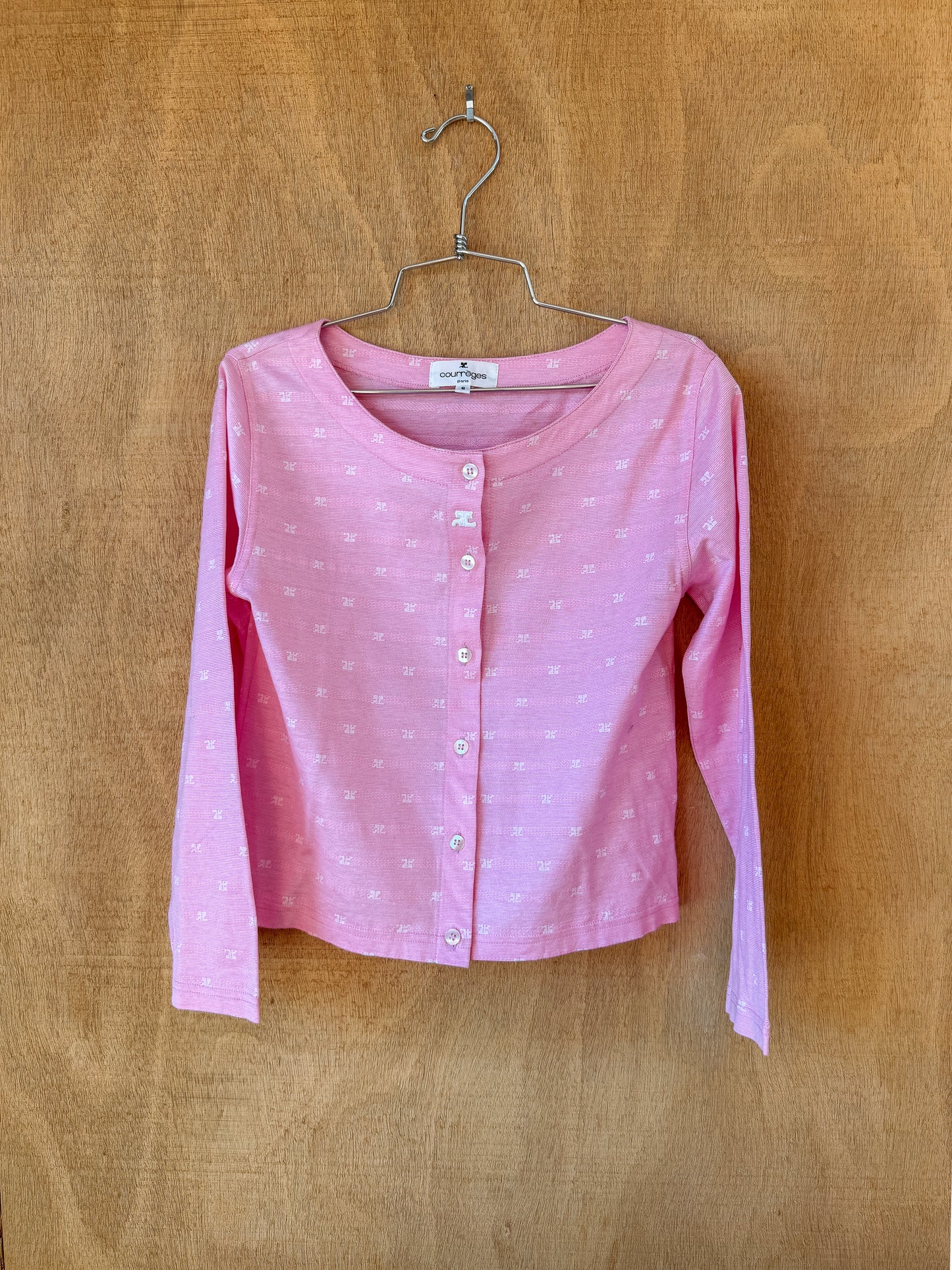 Courrèges Bubblegum Logo Shirt