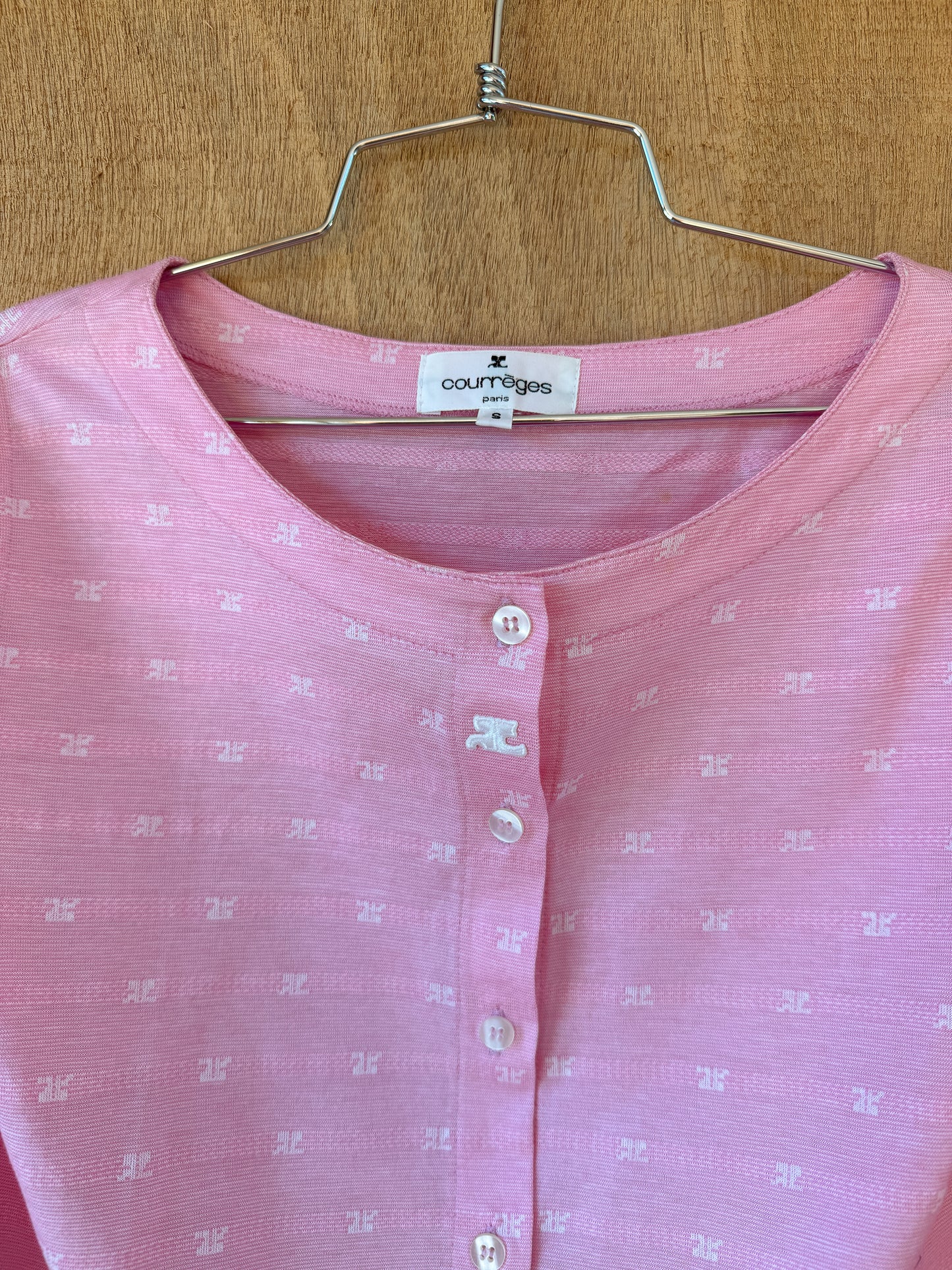 Courrèges Bubblegum Logo Shirt
