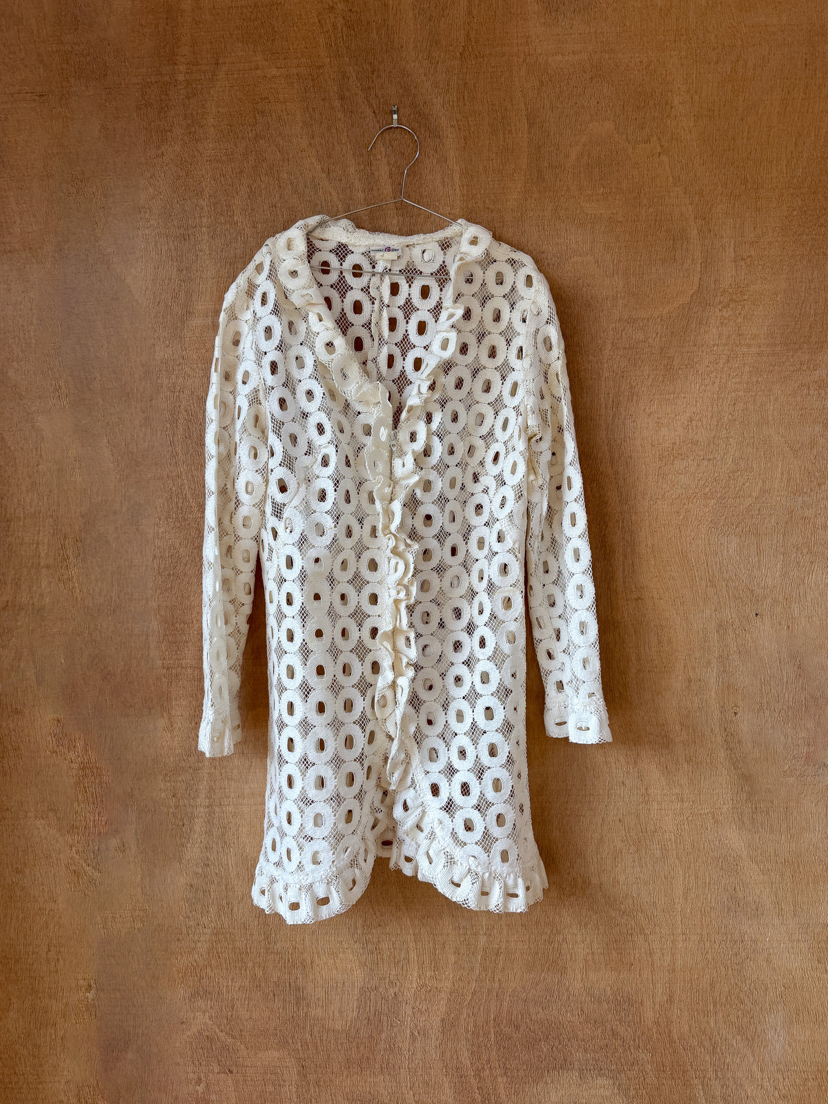 French Vintage Eyelet Jacket