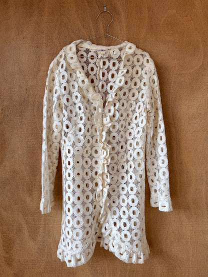 French Vintage Eyelet Jacket