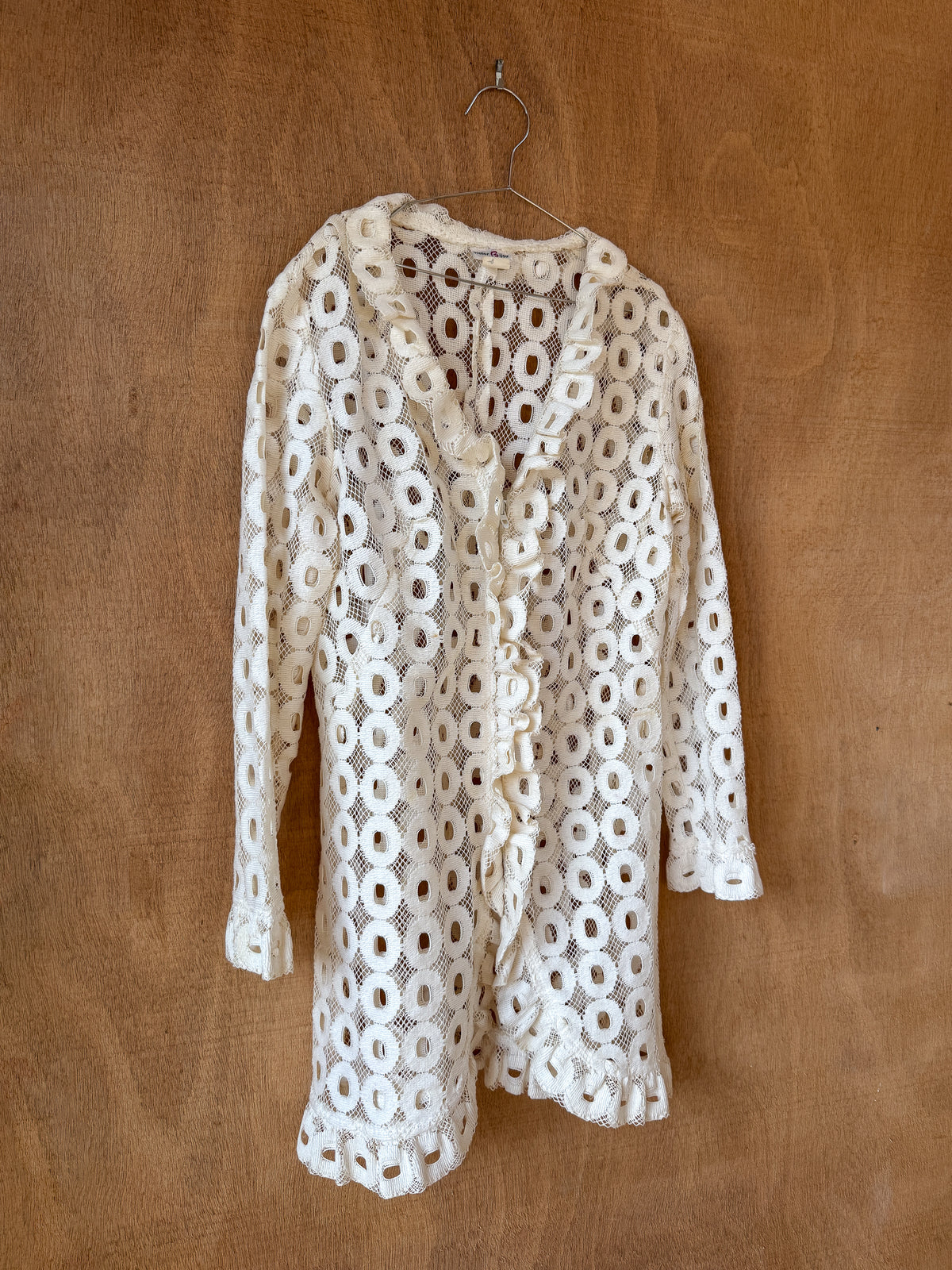 French Vintage Eyelet Jacket