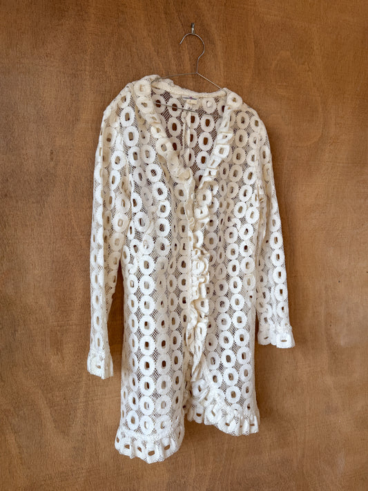 French Vintage Eyelet Jacket