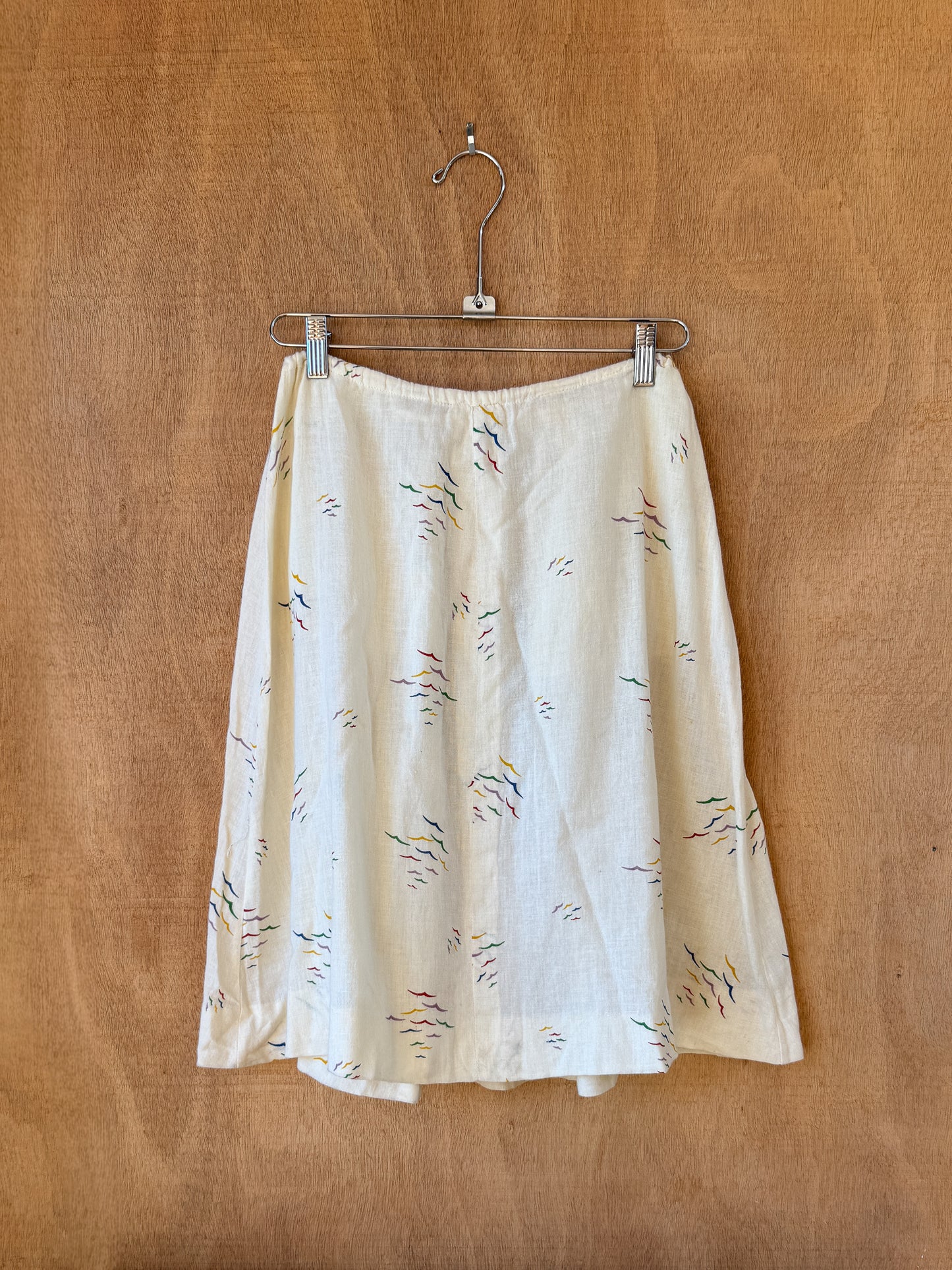 Drawstring Cotton Skirt