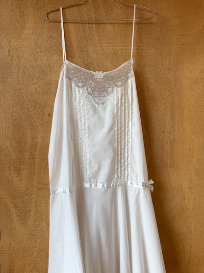 Drop-Waist Handkerchief Dress