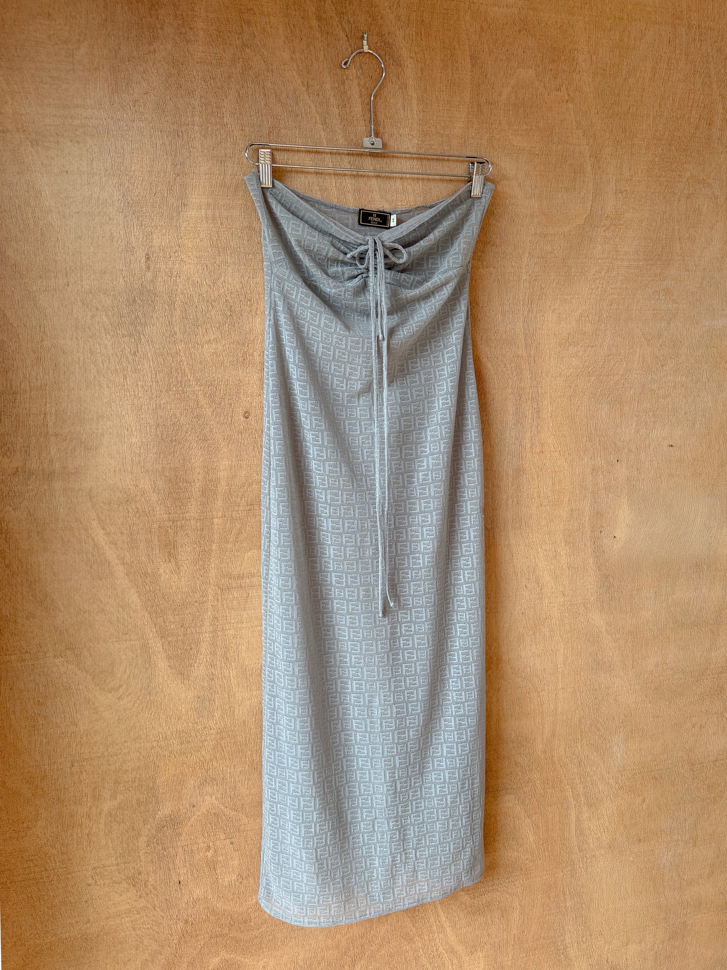 Fendi Mare Zucca Halter Dress