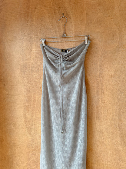 Fendi Mare Zucca Halter Dress