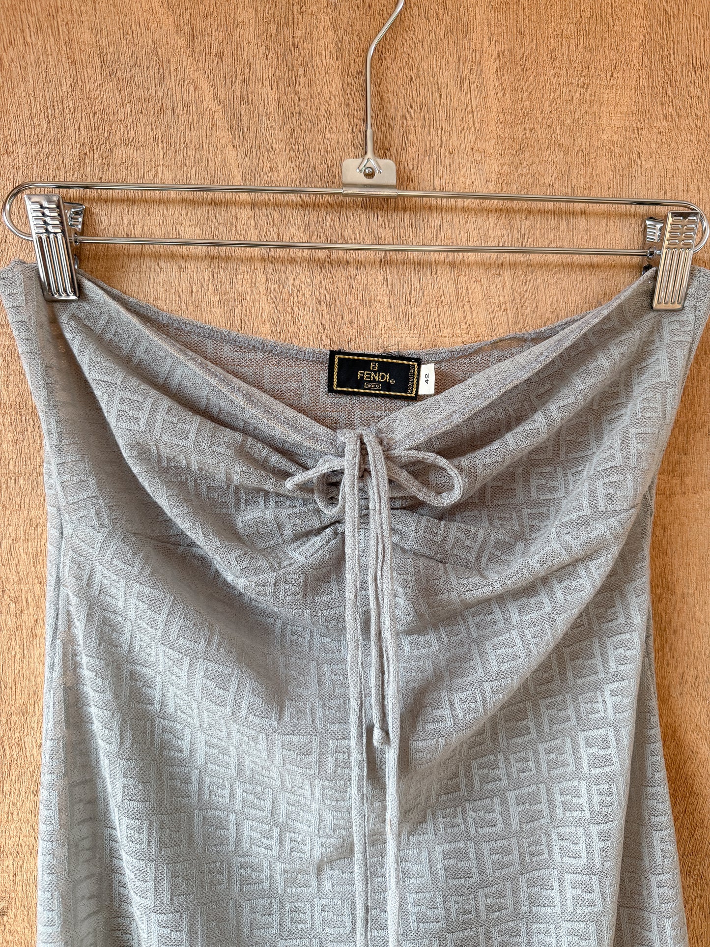 Fendi Mare Zucca Halter Dress
