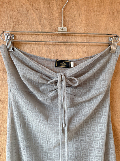 Fendi Mare Zucca Halter Dress
