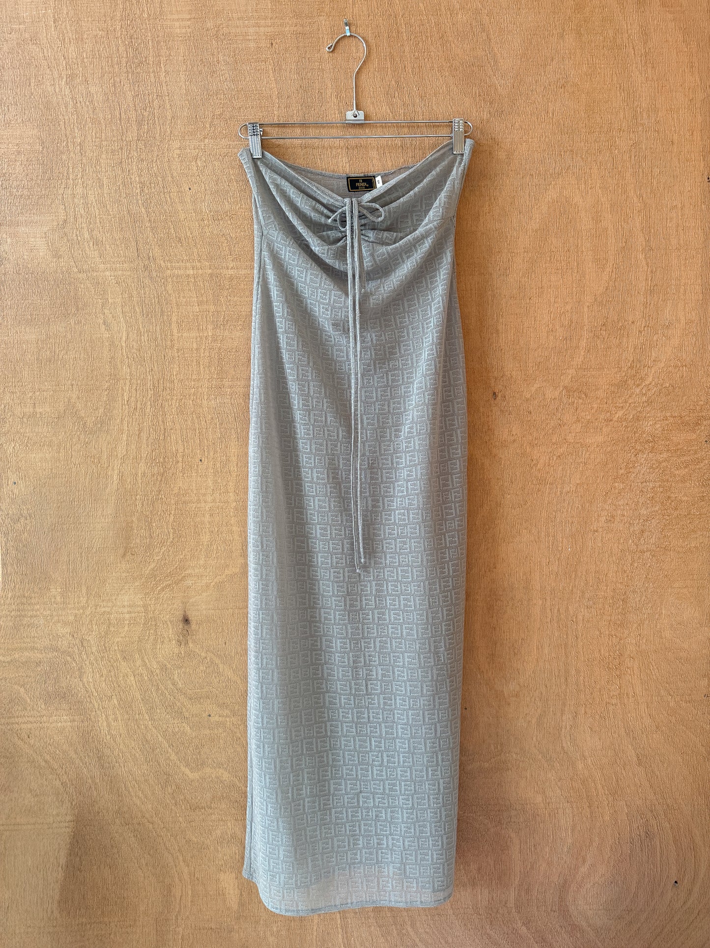 Fendi Mare Zucca Halter Dress