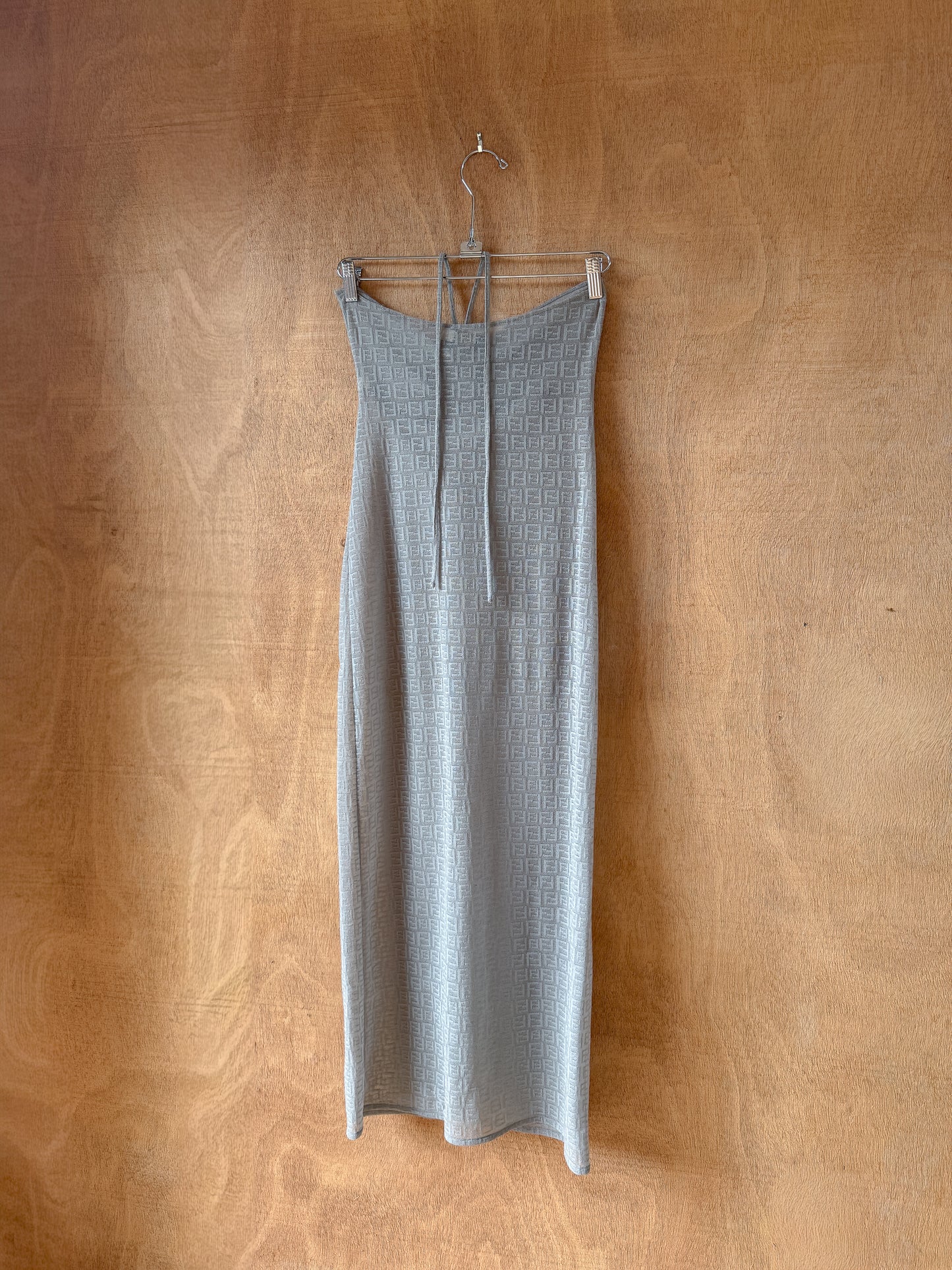 Fendi Mare Zucca Halter Dress