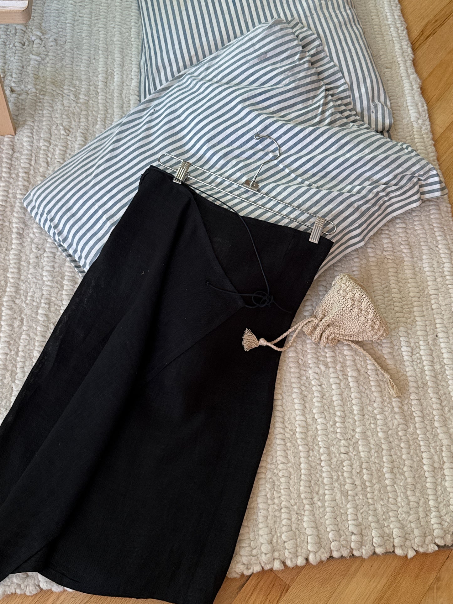 Minimal Wrap Skirt