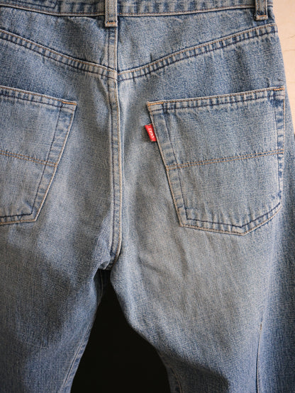 Mid-Wash Bootcut Jeans