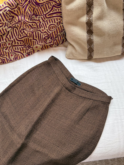 Prada Linen Pencil Skirt