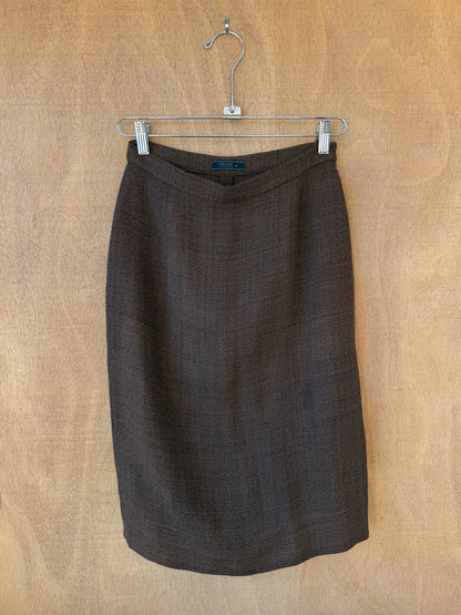 Prada Linen Pencil Skirt