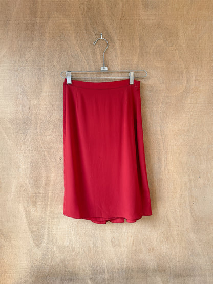 Prada Silk Wrap Skirt