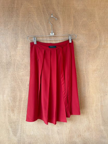 Prada Silk Wrap Skirt