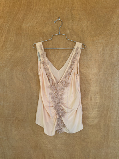 Prada Floral Appliqué Top