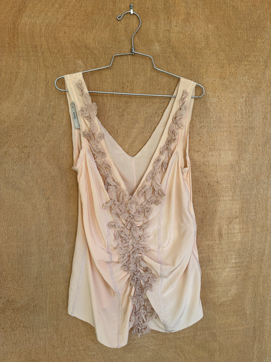 Prada Floral Appliqué Top