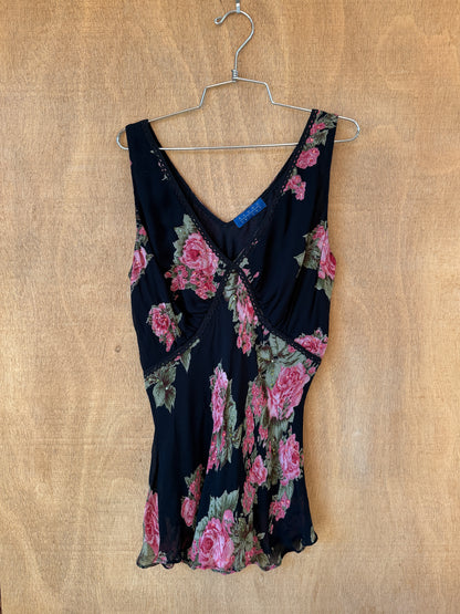 V-Neck Floral Top