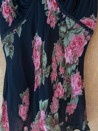 V-Neck Floral Top