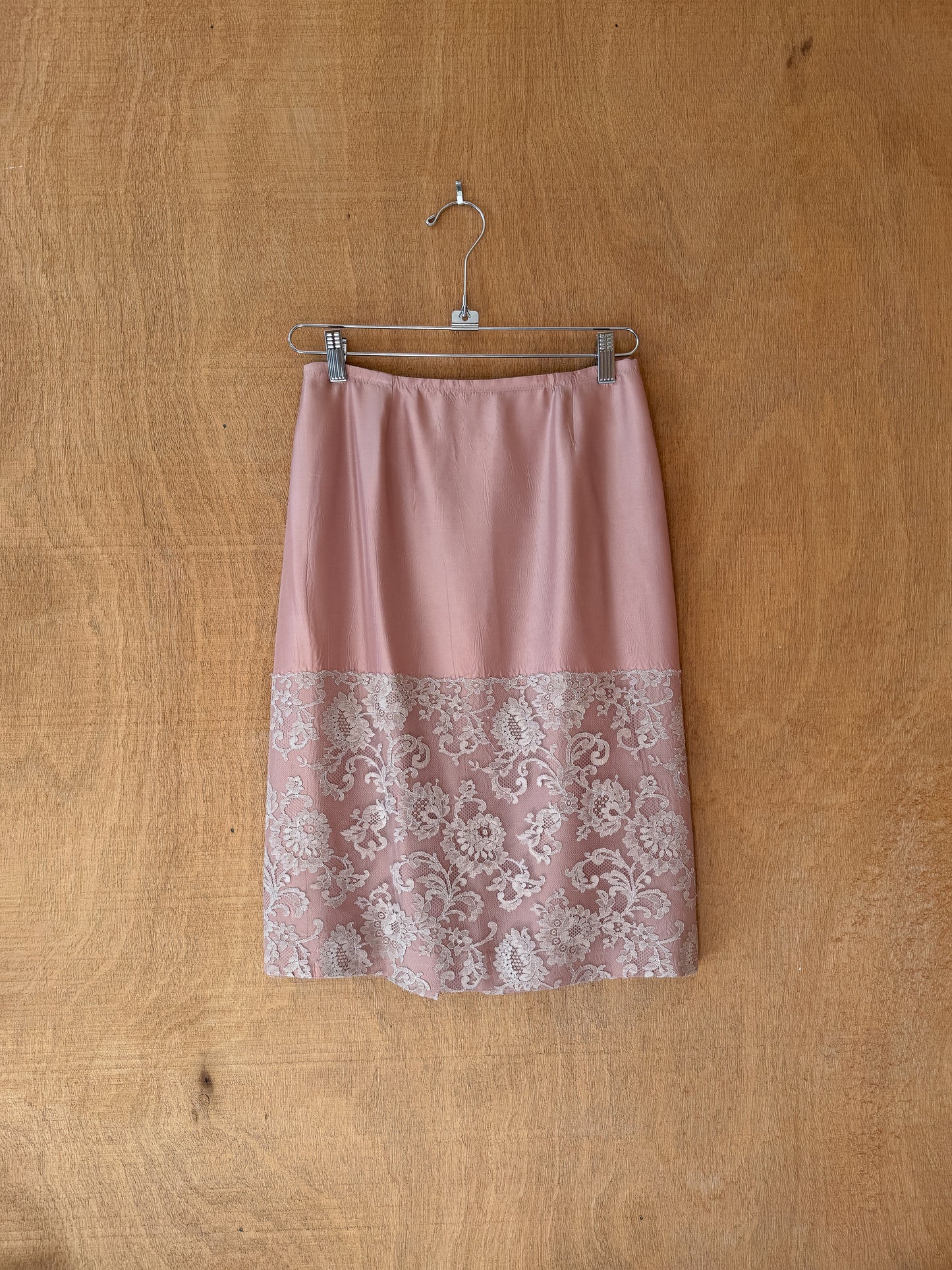 Dusty Rose Silk Skirt