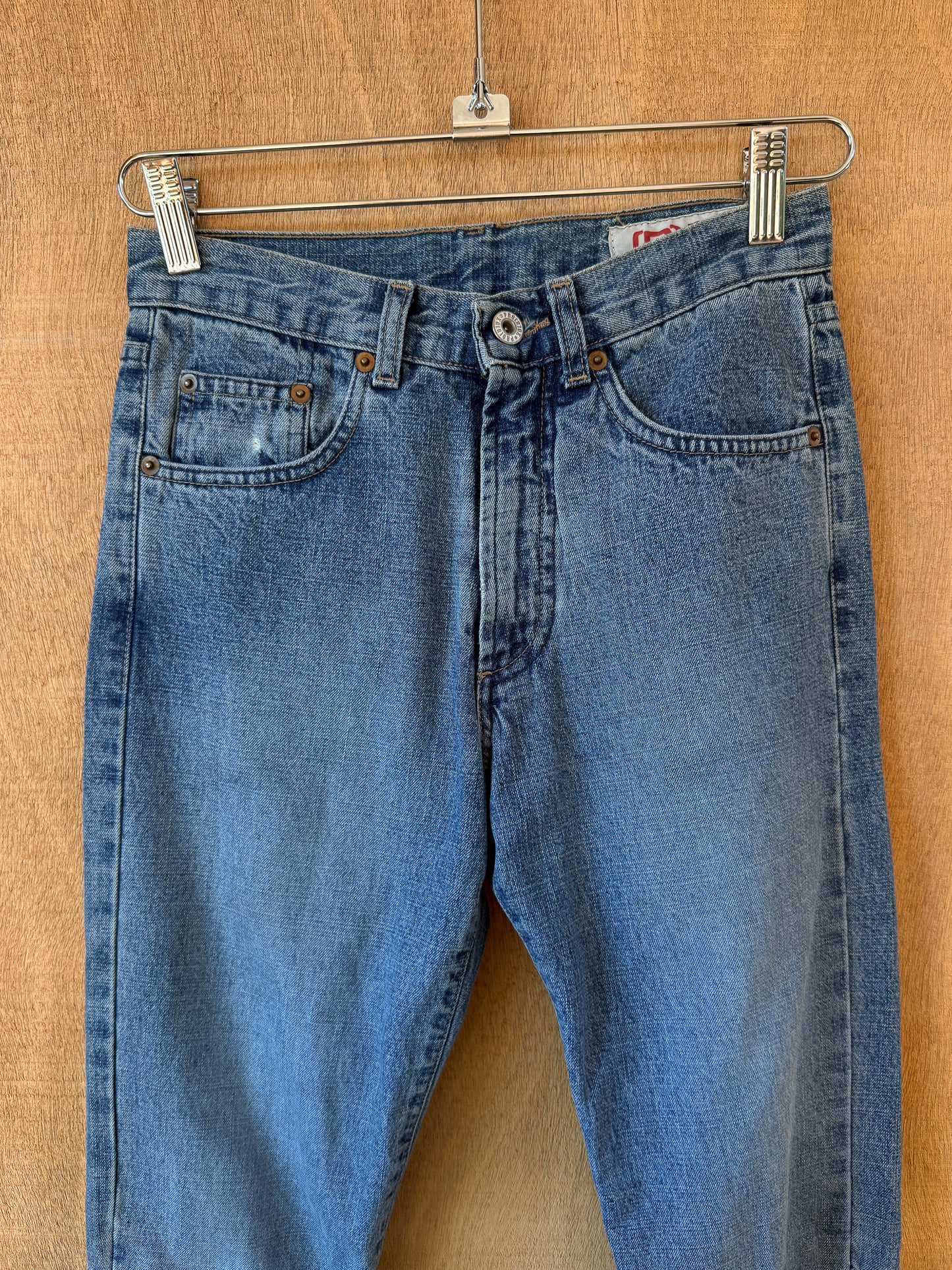 Mid-Wash Bootcut Jeans