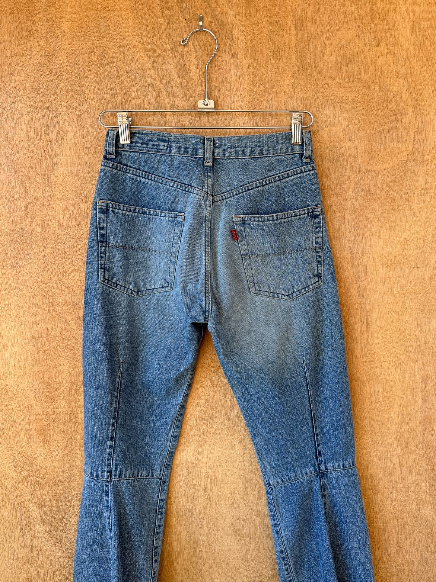 Mid-Wash Bootcut Jeans