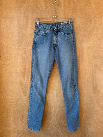 Mid-Wash Bootcut Jeans