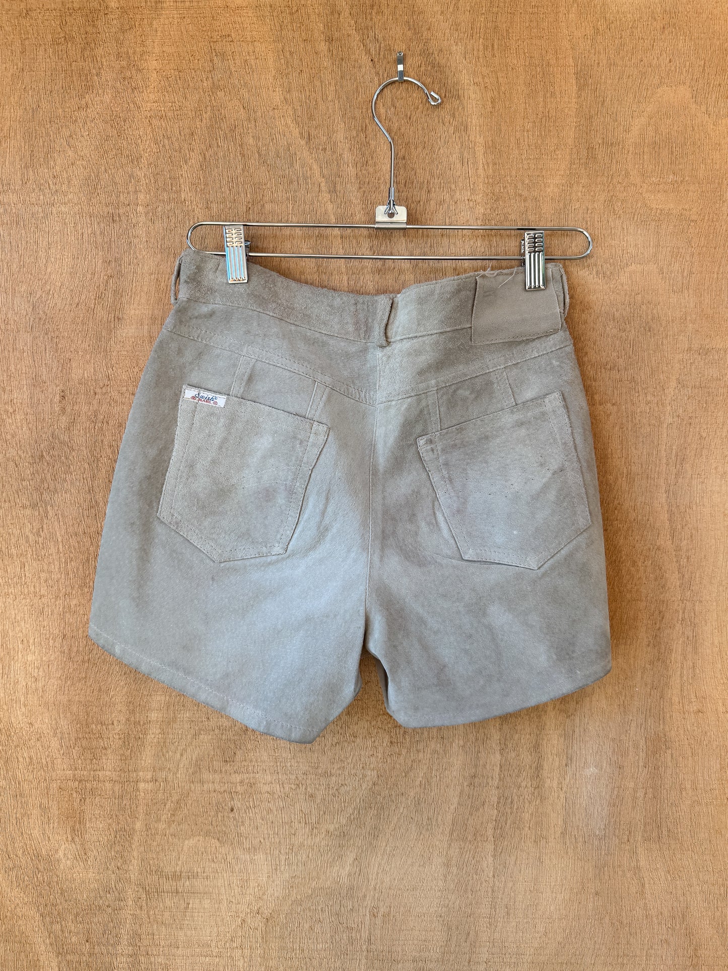 Suede High-Rise Shorts