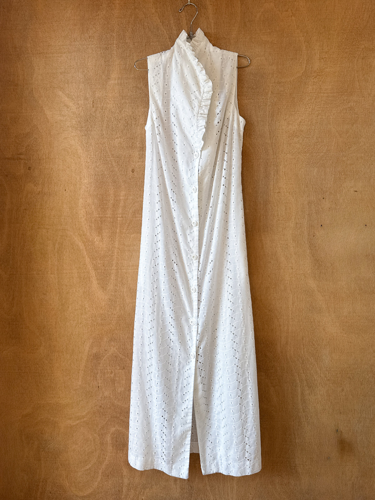 Collared Eyelet Dress