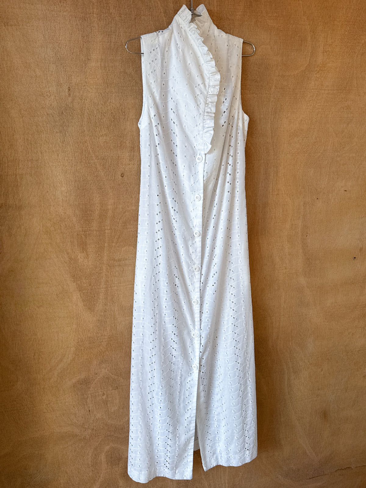 Collared Eyelet Dress