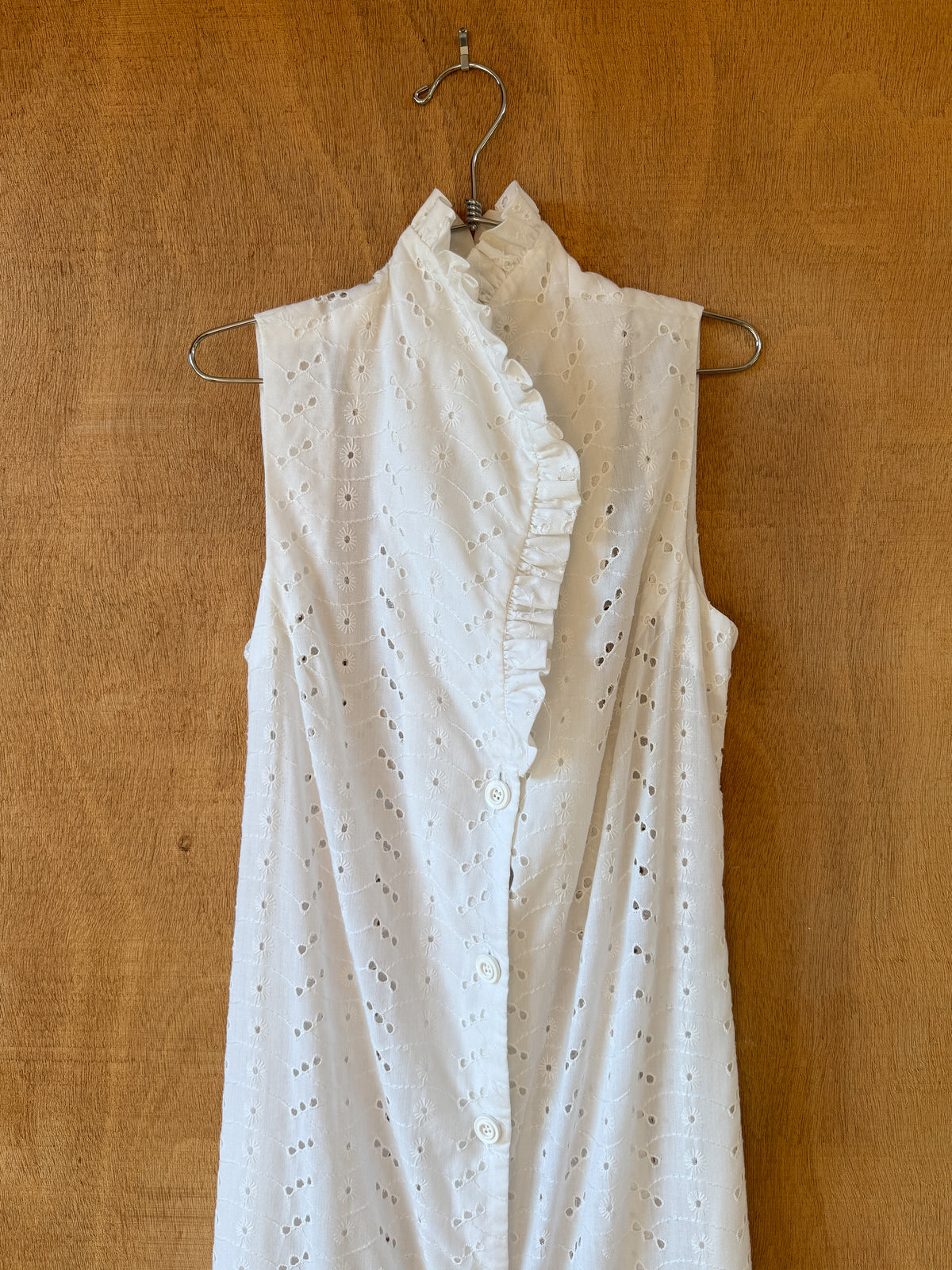 Collared Eyelet Dress