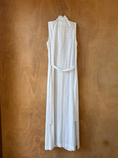 Collared Eyelet Dress