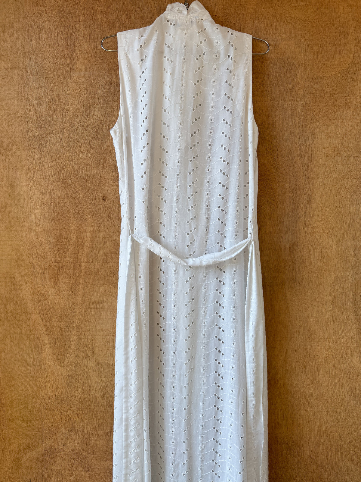 Collared Eyelet Dress